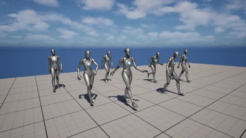 高质量动画：跑酷、步行与跑步 - High-Quality Animations Parkour