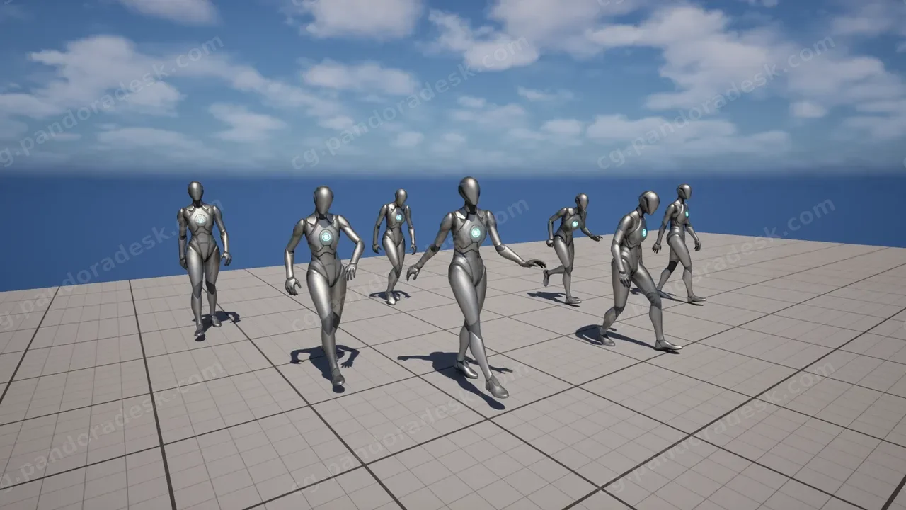 高质量动画:跑酷、步行与跑步 - High-Quality Animations Parkour