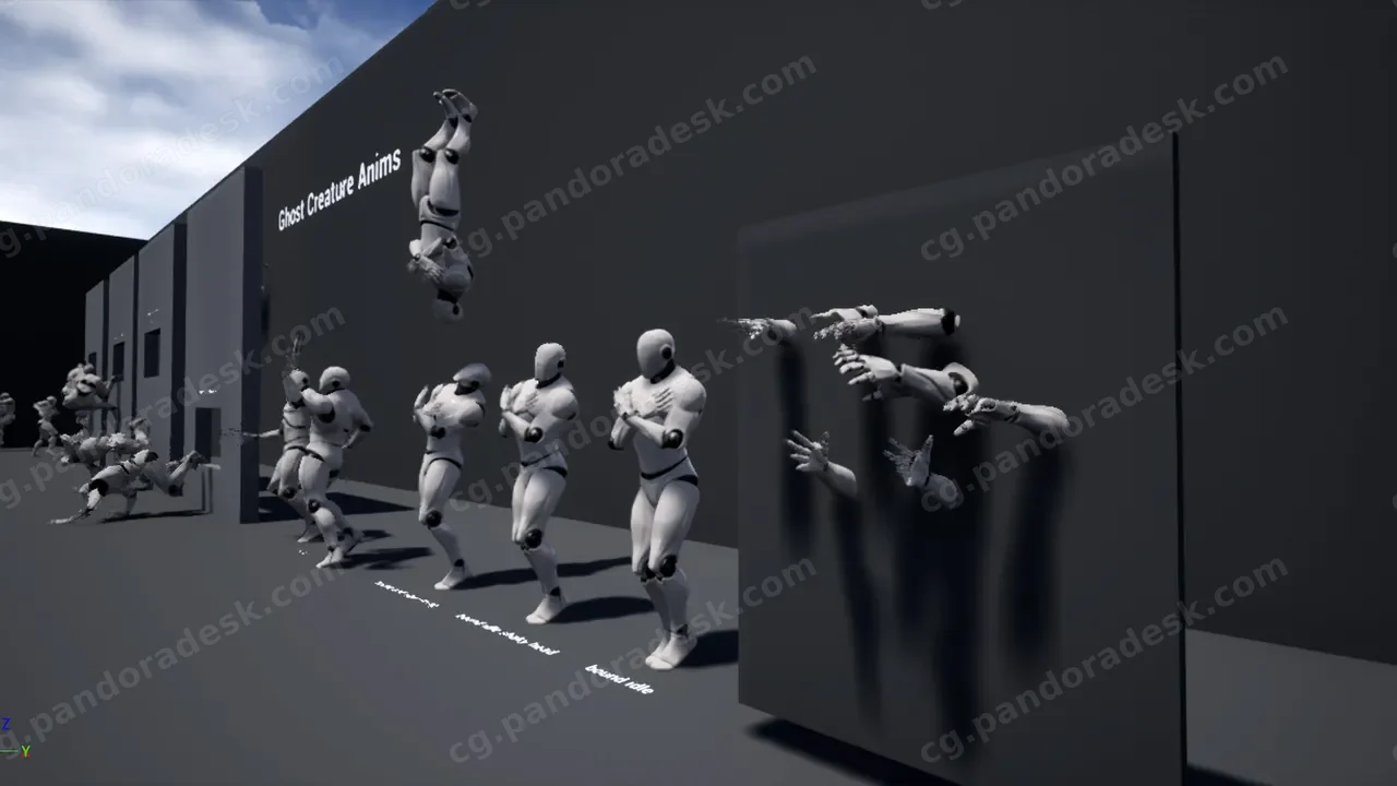 幽灵生物动画-Ghost Creature Anims