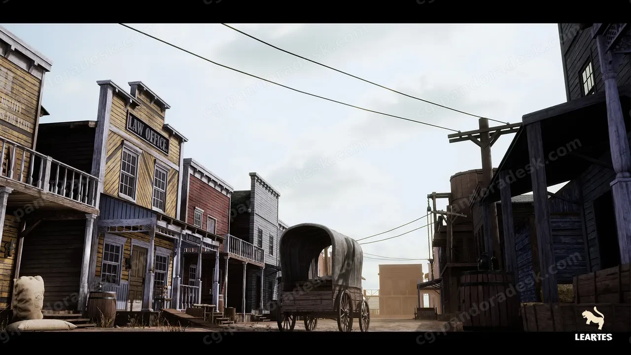 西部城镇/村庄包 - Western Town / Village Pack
