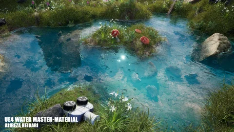 终极水着色器UE4/5-Ultimate Water Shader UE4 and 5