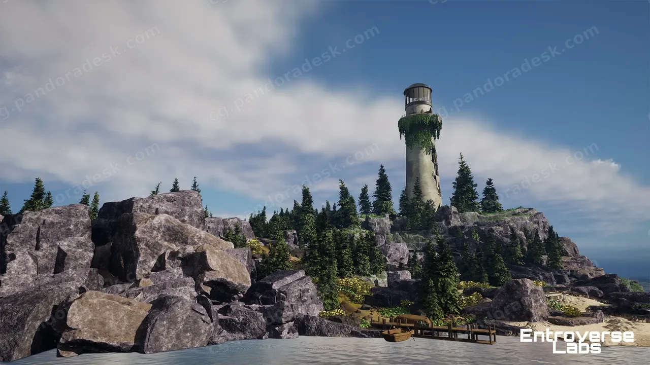 废弃灯塔岛——模块化环境包 - Abandoned Lighthouse Island – Modular Environment Pack