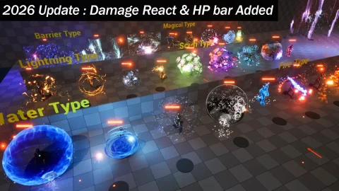 可自定义盾牌护盾魔法视觉粒子特效 - Shield VFX v2