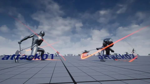 野蛮双斧头动画集-Brutal Double Axe AnimSet
