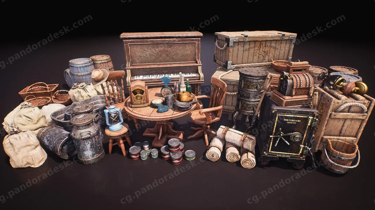 西部道具包 - Western Props Pack