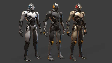 科幻机器人角色包-Sci-Fi Robot Character Pack