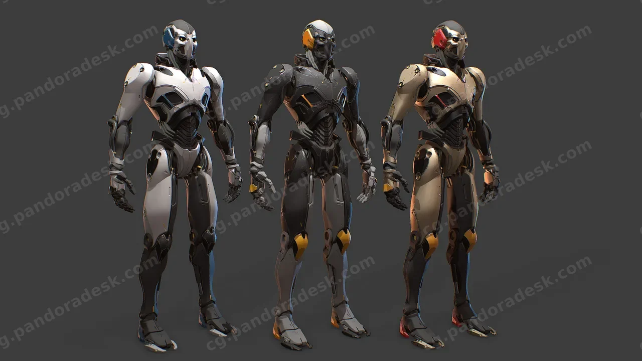 科幻机器人角色包-Sci-Fi Robot Character Pack