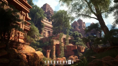 古寺环境 - Ancient Temple Environment