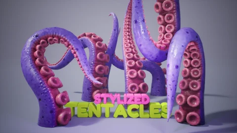 程序化触手（动画 - Stylized Tentacles (Animated)