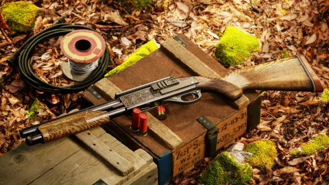 动画第一人称射击美式霰弹枪武器包 Animated FPS American Shotgun Gun Pack
