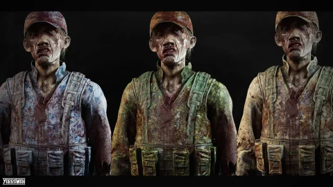 丧尸军团游戏角色模型 Zombie - Army Soldier