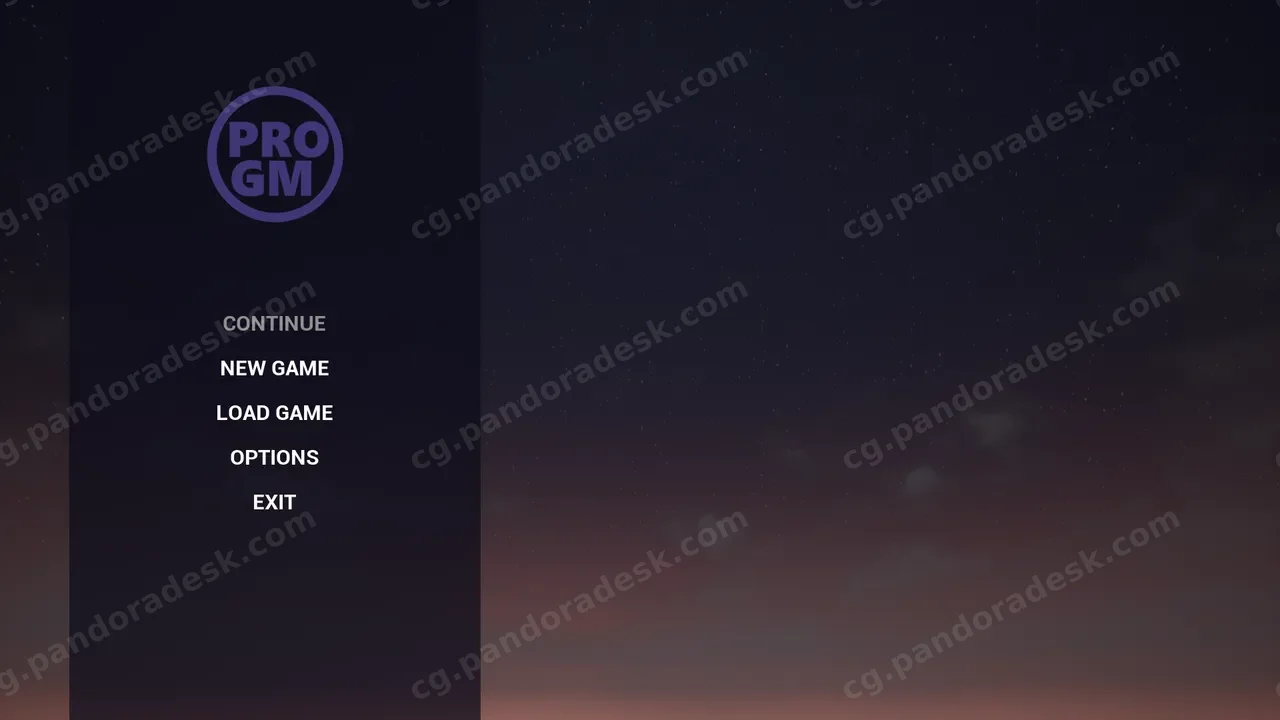 专业游戏菜单 - Pro Game Menu