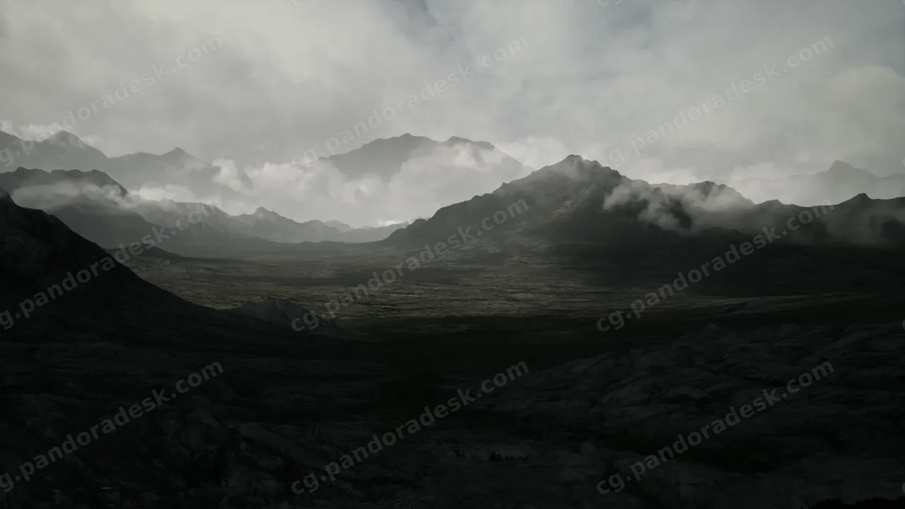 荒芜山脉-Lowlands Landscape
