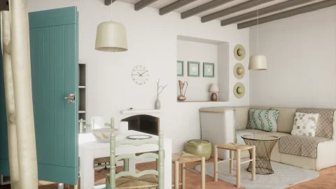 地中海乡村风格室内设计 - Mediterranean Rustic Interior