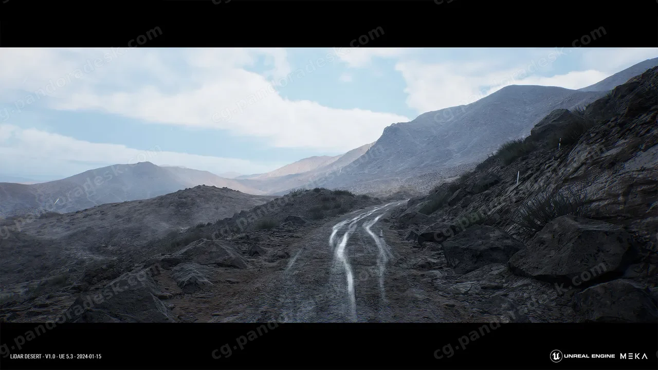 激光雷达沙漠景观 - LiDAR DESERT LANDSCAPE