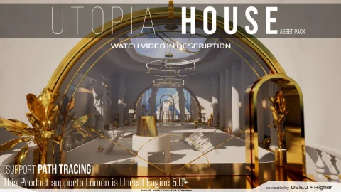 乌托邦幻想室内房屋建筑场景 - UTOPIA HOUSE
