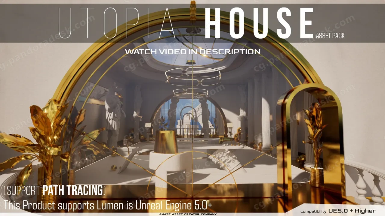乌托邦幻想室内房屋建筑场景 - UTOPIA HOUSE