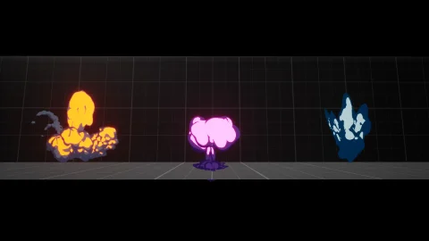风格化爆炸烟雾特效-Stylized VFX Pack