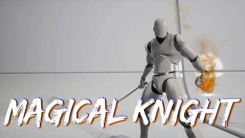 魔法骑士动画-Magical-Knight AnimSet