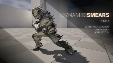 动态人物角色运动效果添加蓝图 - Dynamic smears