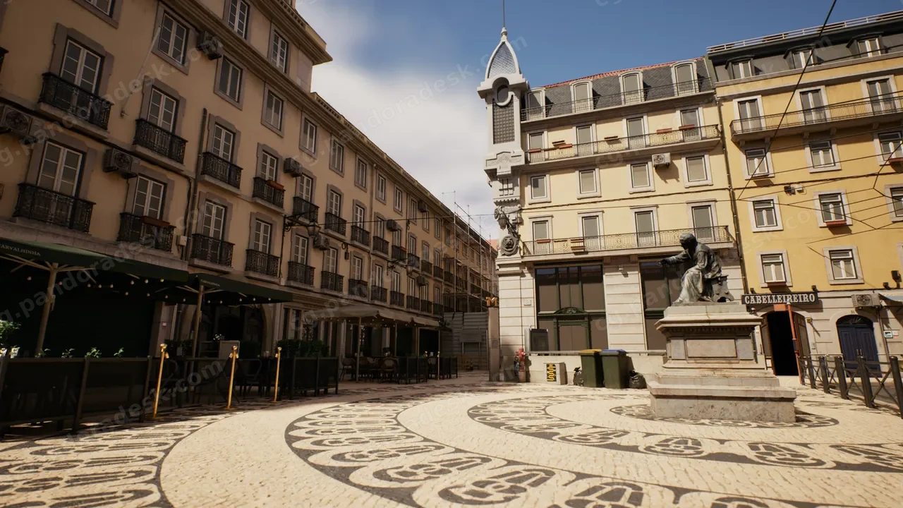 里斯本市中心城市场景 - Lisbon Downtown