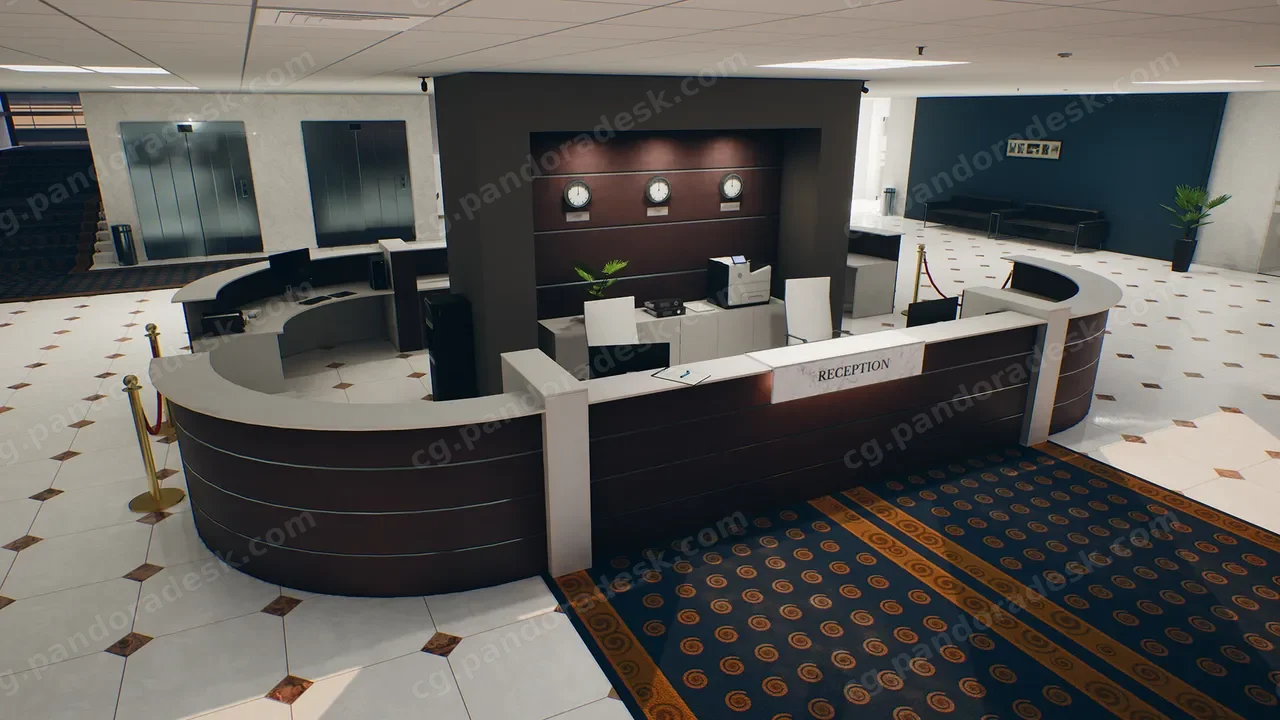 现代办公大楼-QA Office and Security Room
