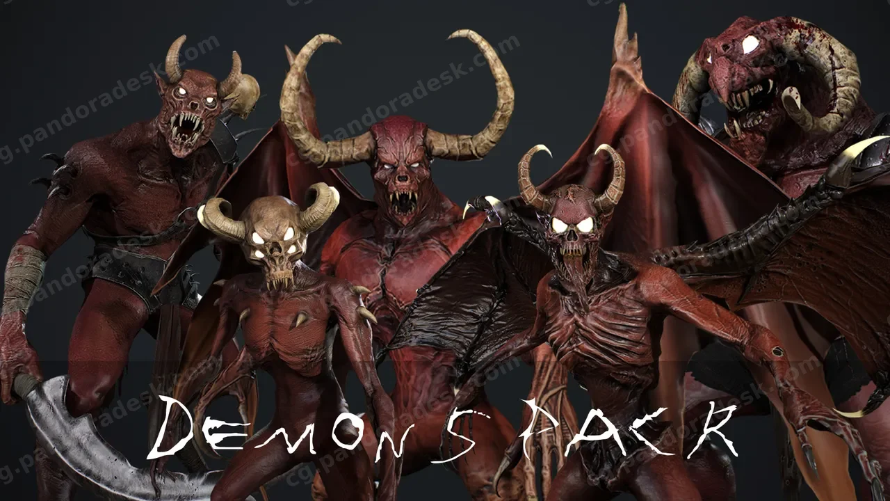 恶魔角色资源包 Demons pack