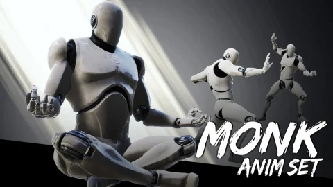 和尚僧侣动画套装 - Monk AnimSet