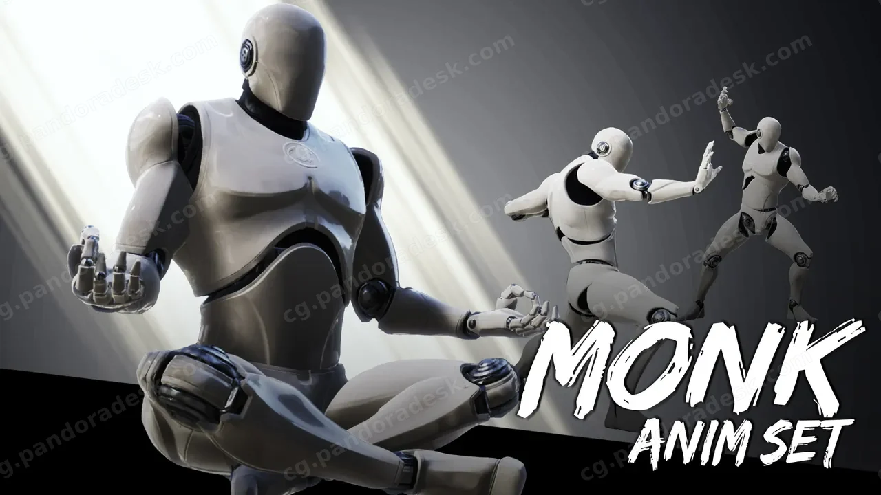 和尚僧侣动画套装 - Monk AnimSet