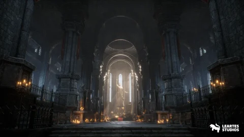 古老大教堂环境 - Ancient Cathedral Environment