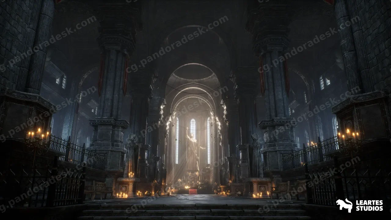 古老大教堂环境 - Ancient Cathedral Environment