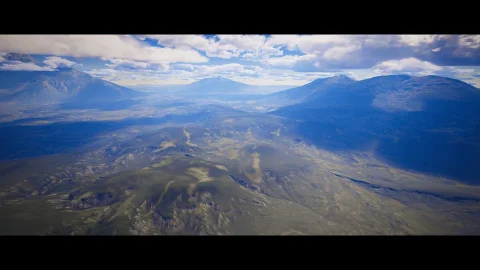 UE5虚幻5.8 8K Hills Landscape Pack 8K丘陵景观场景包