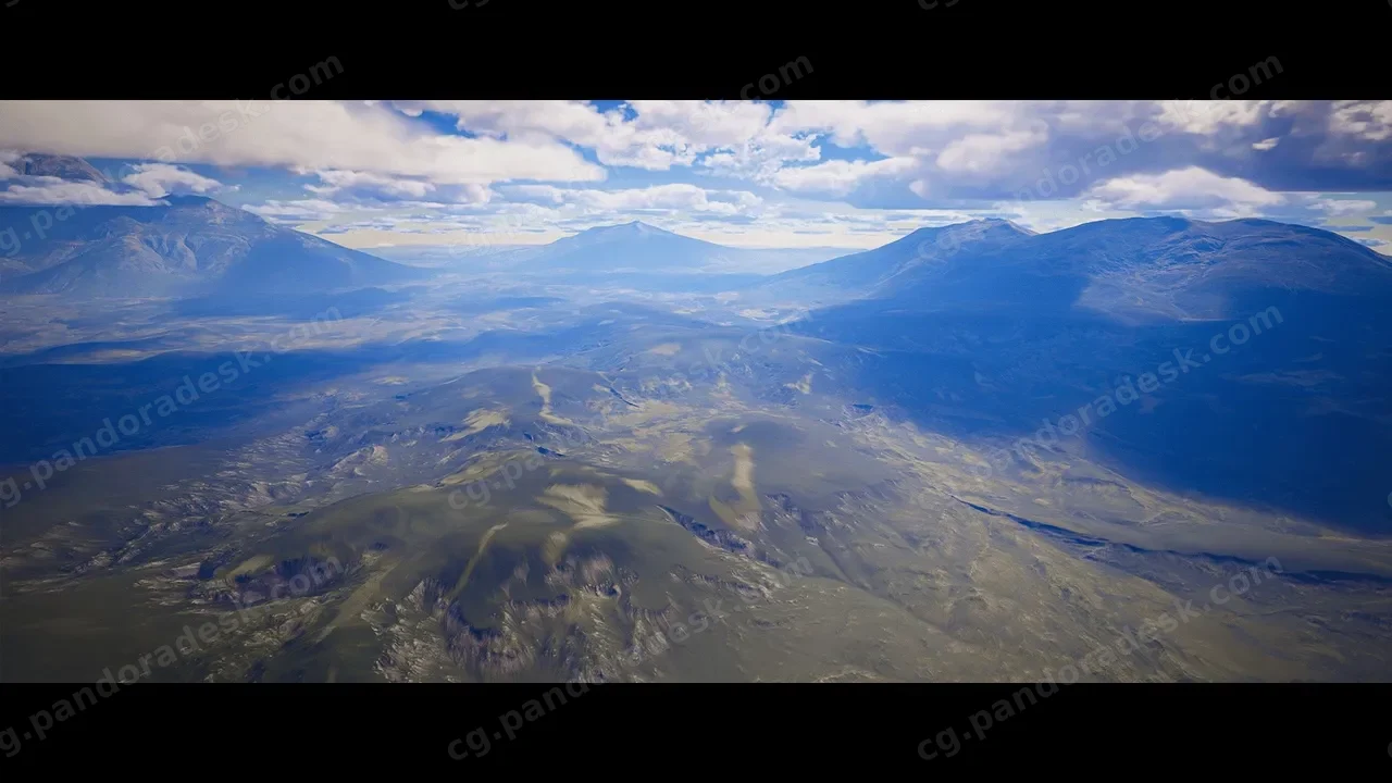 UE5虚幻5.8 8K Hills Landscape Pack 8K丘陵景观场景包