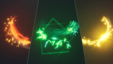 280道剑斩视觉特效包第2卷 280 Sword Slashes VFX Pack Vol. 2
