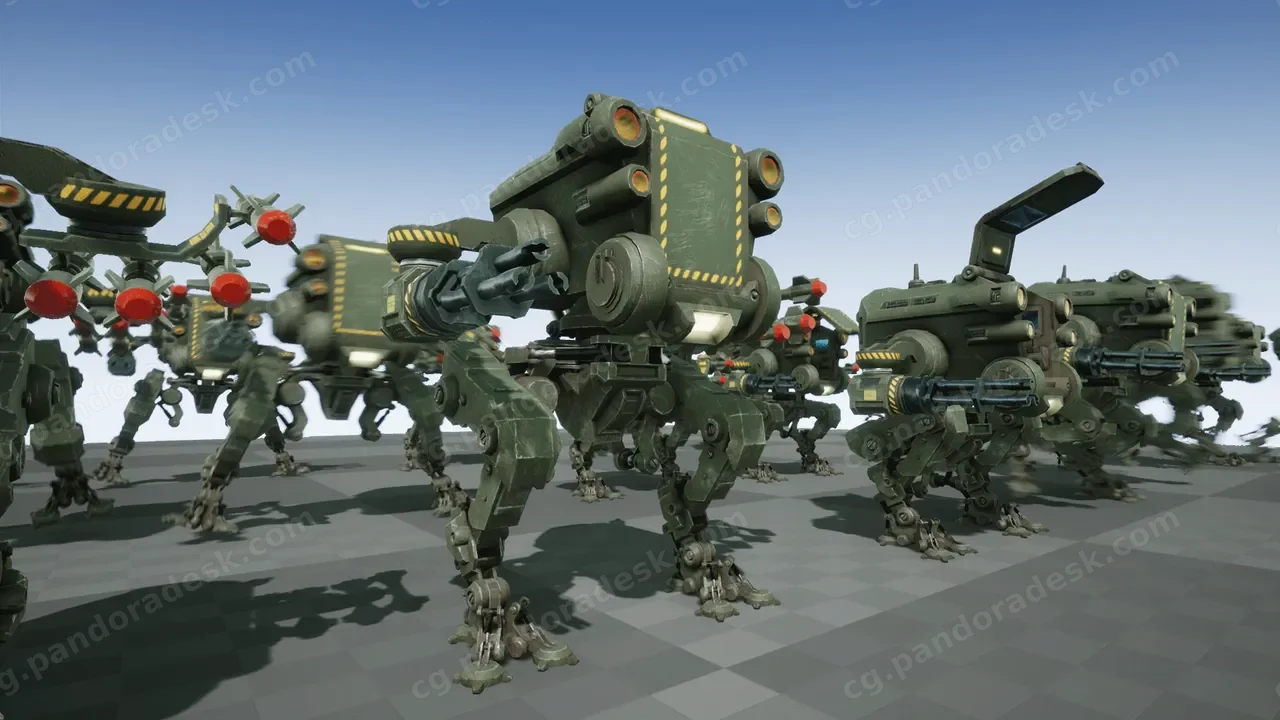 武装战争机甲-MECH BIPED