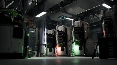 科幻机械实验室模型场景 - Alchemist Starbase - Chapter 1