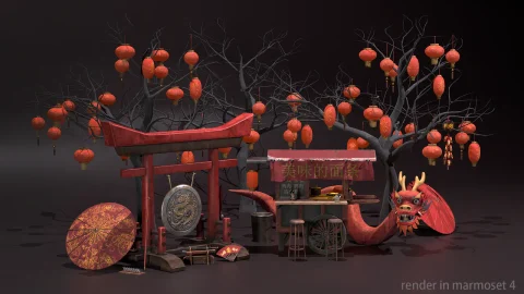 中国龙年新年包 - Chinese Dragon New year pack