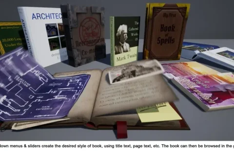 带有本地化文本和日记/剪贴簿系统的超定制动画书籍 Ultra-Custom Animated Books with Localized Text and Journal Scrapbook System