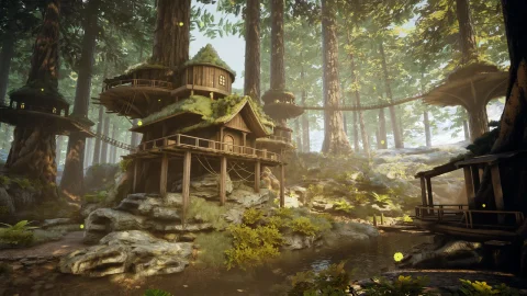 幻想森林村庄套件 - Fantasy Forest Village Kit