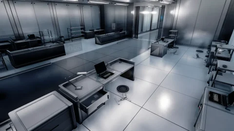 医疗科技办公区域-Modular SciFi: Props I