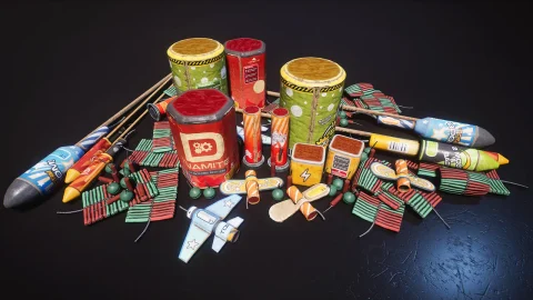 烟花道具包 - Fireworks Prop Pack