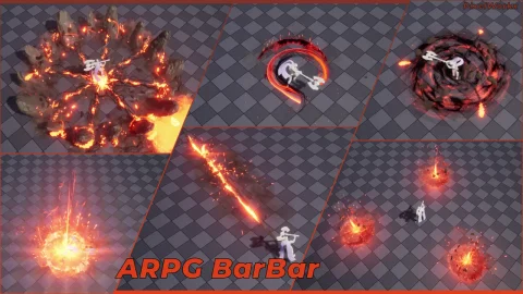 ARPG视觉特效 - 野蛮人/战士 - ARPG VFX - Barbarian/Warrior