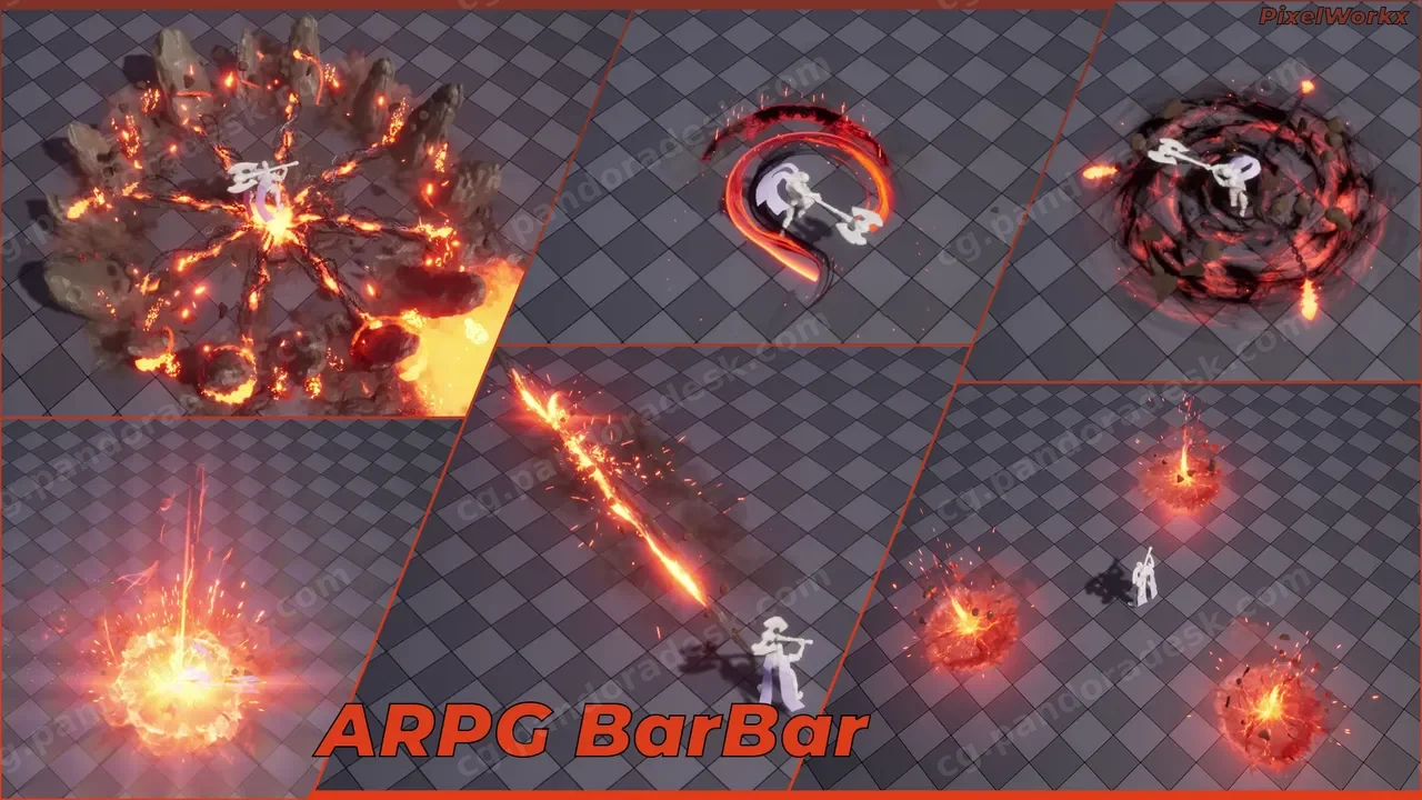 ARPG视觉特效 - 野蛮人/战士 - ARPG VFX - Barbarian/Warrior