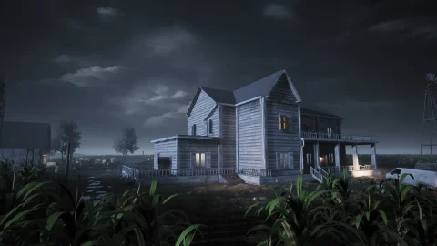 恐怖阴森黑暗农场场景 Horror Farm