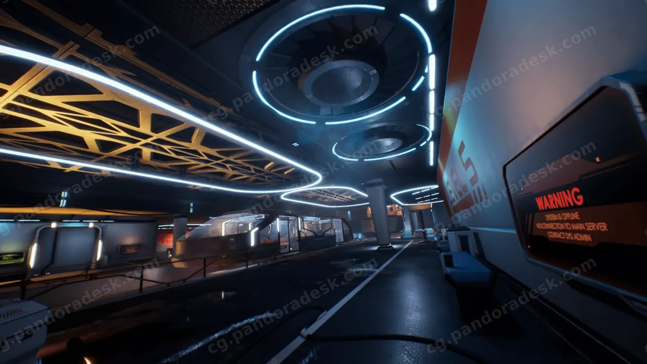 科幻电车站-SCI-FI TRAM STATION