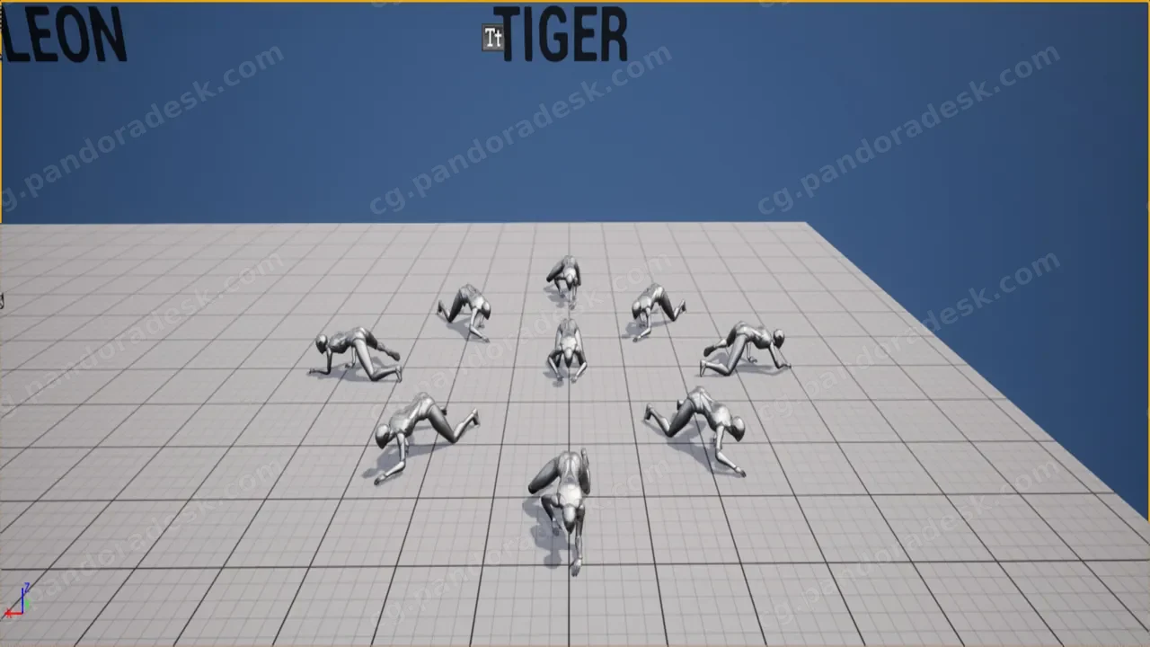 无声行走动画 Silent Walking Animations