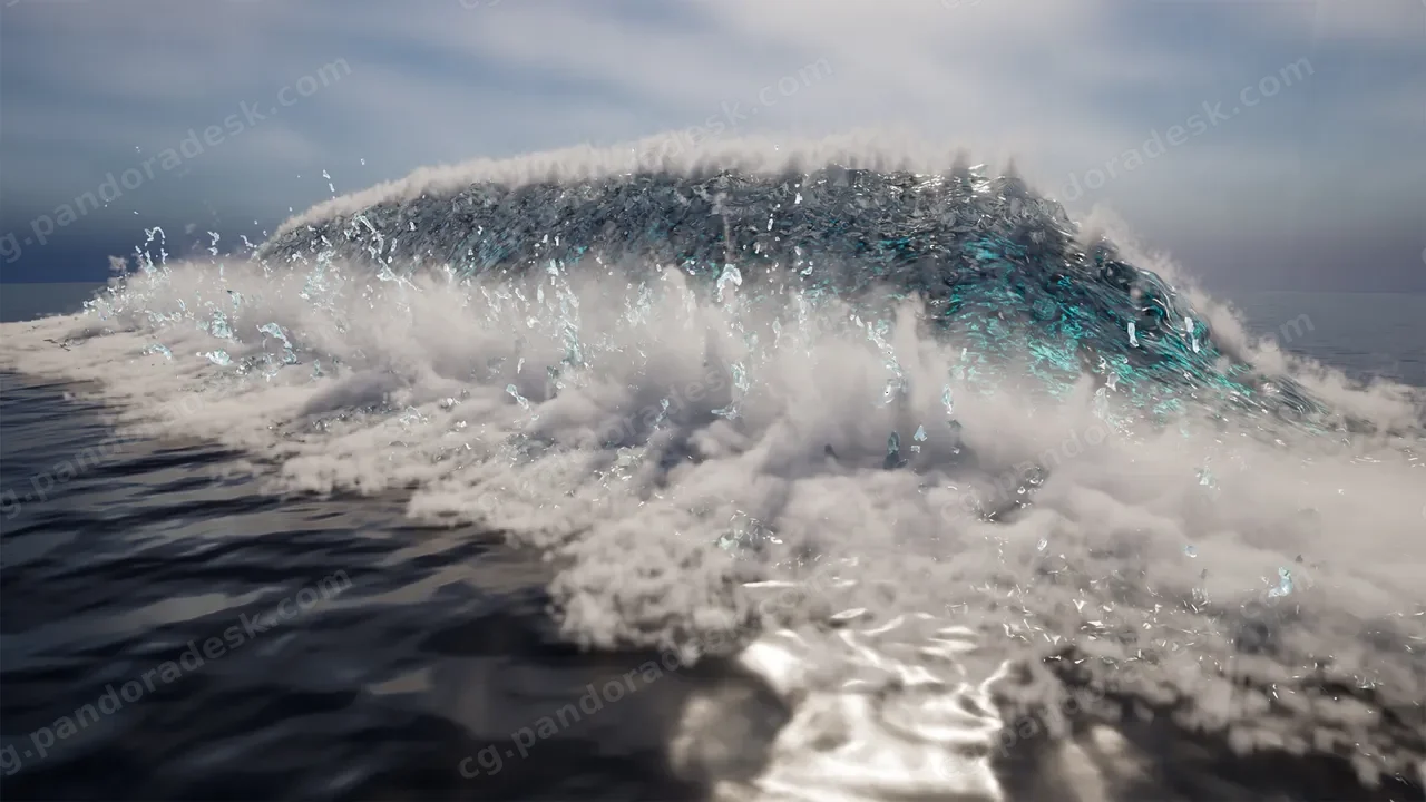 VDB海浪与海啸资源包 - VDB Ocean Waves & Tsunami Pack