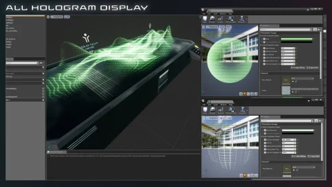 全息投影特效-HOLOGRAM DISPLAY Pack