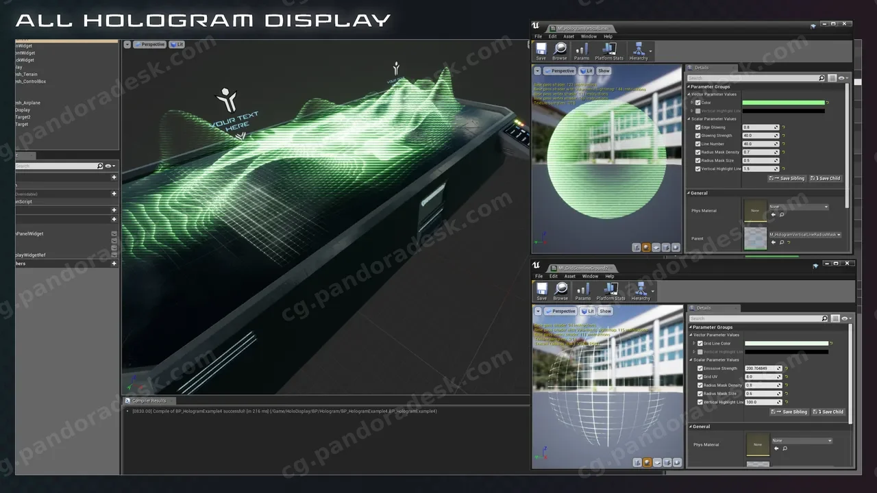全息投影特效-HOLOGRAM DISPLAY Pack