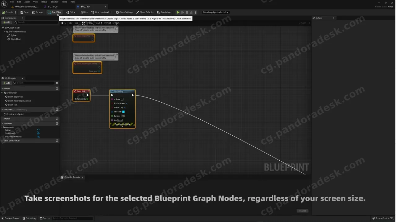 蓝图节点屏幕截图插件 - Blueprint Graph Screenshot